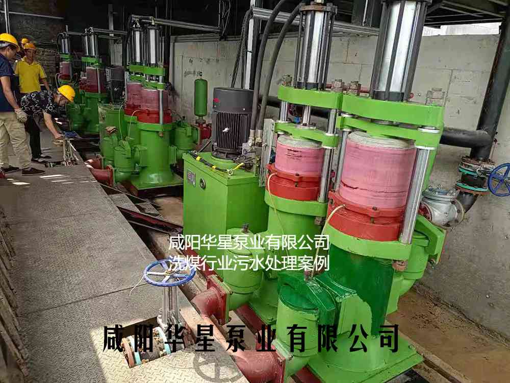 洗煤廠使用YBH400節(jié)能泥漿泵現(xiàn)場圖片